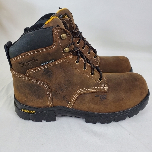NIB CA3535 Carolina Men's Waterproof Insulated Composite Toe Dark Brown Size 11D - Picture 5 of 11